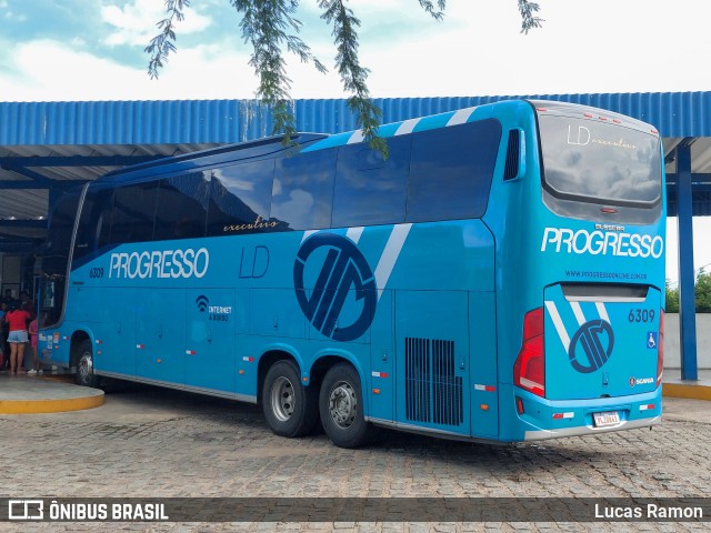 Auto Viação Progresso 6309 na cidade de Serra Talhada, Pernambuco, Brasil, por Lucas Ramon. Número da foto: #10061401.