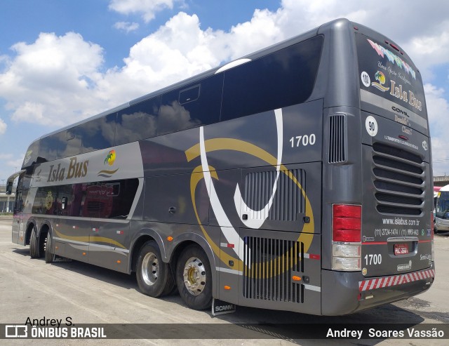 Isla Bus Transportes 1700 na cidade de São Paulo, São Paulo, Brasil, por Andrey  Soares Vassão. Número da foto: #10063274.