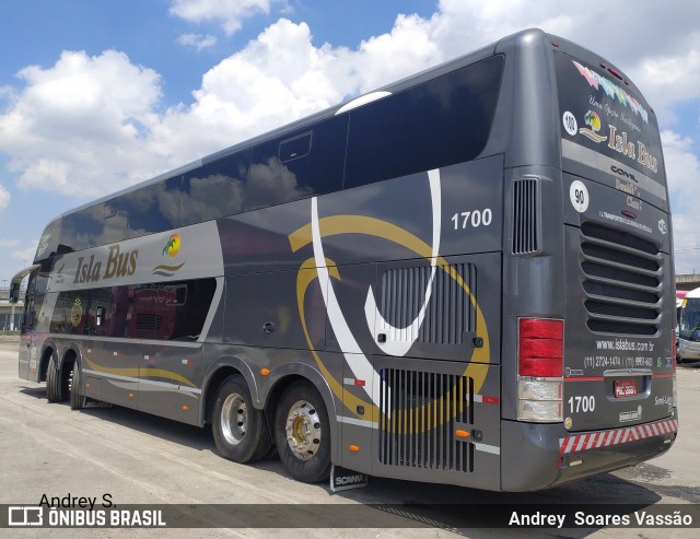 Isla Bus Transportes 1700 na cidade de São Paulo, São Paulo, Brasil, por Andrey  Soares Vassão. ID da foto: 10063274.