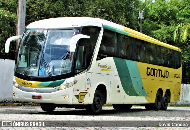 Empresa Gontijo de Transportes 18020 na cidade de Fortaleza, Ceará, Brasil, por David Candéa. ID da foto: 10061510.