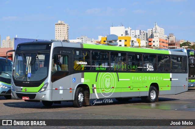 Viação Garcia 8475 na cidade de Londrina, Paraná, Brasil, por José Melo. ID da foto: 10062515.