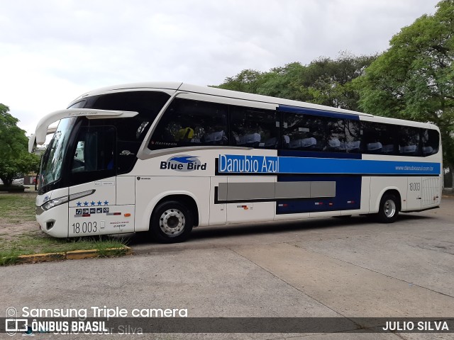 VIDA - Viação Danúbio Azul 18.003 na cidade de São Paulo, São Paulo, Brasil, por JULIO SILVA. ID da foto: 10064592.