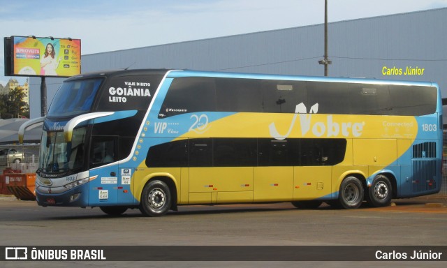 Nobre Turismo 1803 na cidade de Goiânia, Goiás, Brasil, por Carlos Júnior. Número da foto: #10063609.