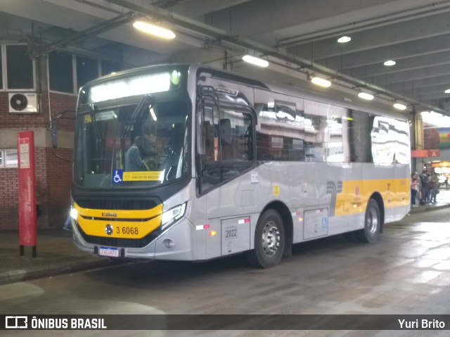 Transunião Transportes 3 6068 na cidade de São Paulo, São Paulo, Brasil, por Yuri Brito. Número da foto: #10061639.