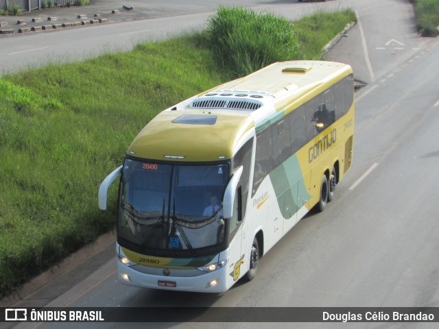 Empresa Gontijo de Transportes 21480 na cidade de Belo Horizonte, Minas Gerais, Brasil, por Douglas Célio Brandao. Número da foto: #10061937.