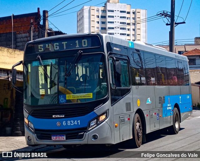 Cooper Líder > A2 Transportes 6 8341 na cidade de São Paulo, São Paulo, Brasil, por Felipe Goncalves do Vale. ID da foto: 10061933.