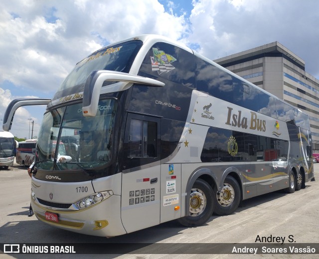 Isla Bus Transportes 1700 na cidade de São Paulo, São Paulo, Brasil, por Andrey  Soares Vassão. Número da foto: #10063292.