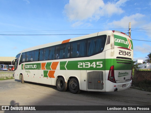 Empresa Gontijo de Transportes 21345 na cidade de Caruaru, Pernambuco, Brasil, por Lenilson da Silva Pessoa. ID da foto: 10061520.