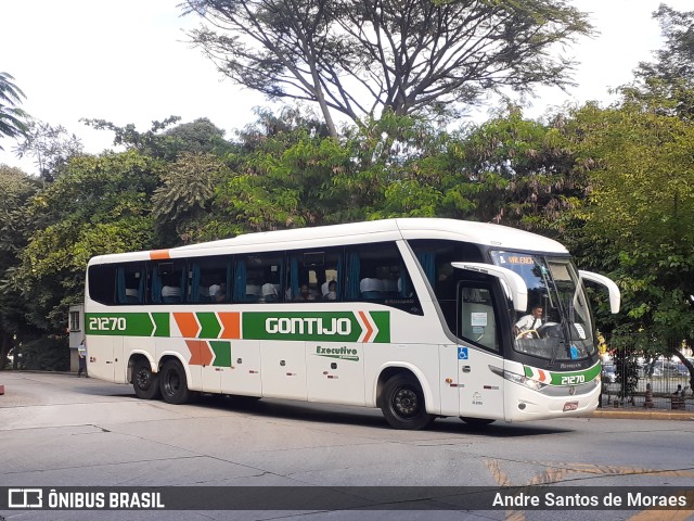 Empresa Gontijo de Transportes 21270 na cidade de São Paulo, São Paulo, Brasil, por Andre Santos de Moraes. ID da foto: 10063118.