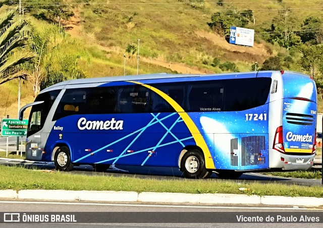 Viação Cometa 17241 na cidade de Aparecida, São Paulo, Brasil, por Vicente de Paulo Alves. ID da foto: 10062888.