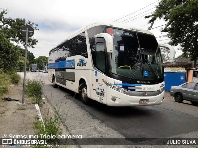 VIDA - Viação Danúbio Azul 11008 na cidade de São Paulo, São Paulo, Brasil, por JULIO SILVA. ID da foto: 10064584.