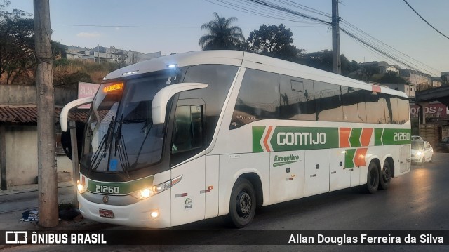 Empresa Gontijo de Transportes 21260 na cidade de Contagem, Minas Gerais, Brasil, por Allan Douglas Ferreira da Silva. Número da foto: #10064420.
