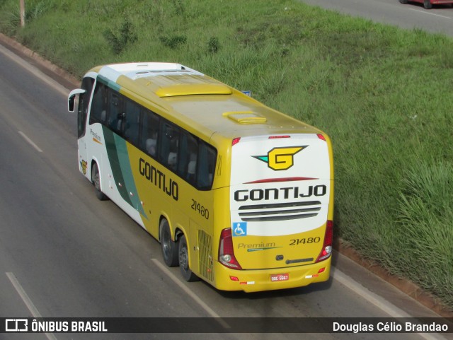 Empresa Gontijo de Transportes 21480 na cidade de Belo Horizonte, Minas Gerais, Brasil, por Douglas Célio Brandao. ID da foto: 10061941.