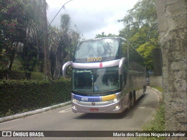 Rota Transportes Rodoviários 8370 na cidade de Salvador, Bahia, Brasil, por Mario dos Santos Nogueira Junior. ID da foto: 10063428.