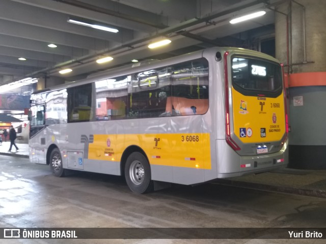 Transunião Transportes 3 6068 na cidade de São Paulo, São Paulo, Brasil, por Yuri Brito. Número da foto: #10064031.
