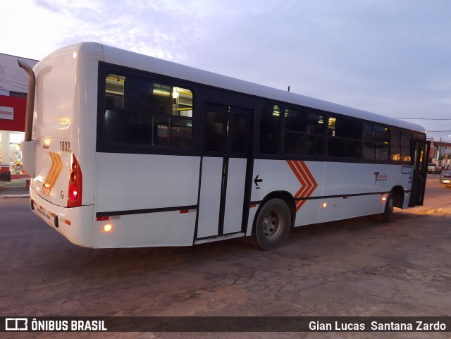 Transvida Transporte Coletivo 1832 na cidade de Ji-Paraná, Rondônia, Brasil, por Gian Lucas  Santana Zardo. ID da foto: 10061259.