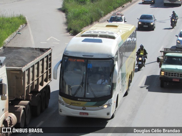 Empresa Gontijo de Transportes 18540 na cidade de Belo Horizonte, Minas Gerais, Brasil, por Douglas Célio Brandao. ID da foto: 10065528.