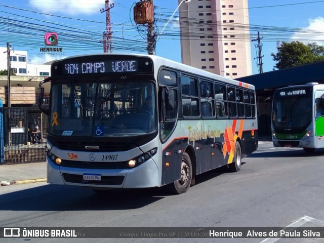 Rápido Campinas 14907 na cidade de Campo Limpo Paulista, São Paulo, Brasil, por Henrique Alves de Paula Silva. Número da foto: #10065415.