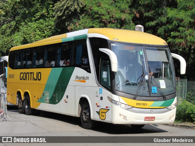 Empresa Gontijo de Transportes 18010 na cidade de São Paulo, São Paulo, Brasil, por Glauber Medeiros. Número da foto: #10066733.