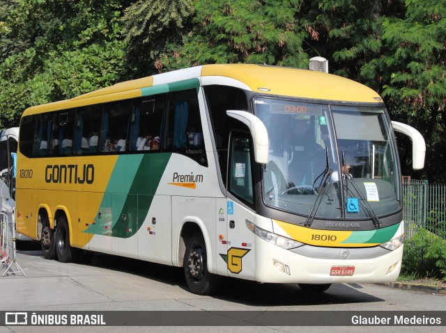 Empresa Gontijo de Transportes 18010 na cidade de São Paulo, São Paulo, Brasil, por Glauber Medeiros. ID da foto: 10066733.