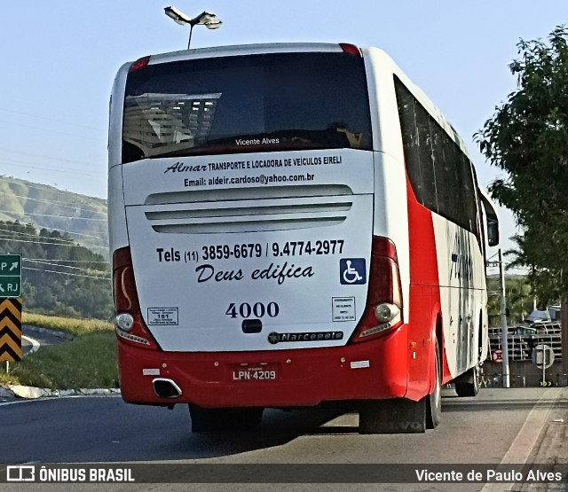 Almar Transporte e Locadora de Veículos 4000 na cidade de Aparecida, São Paulo, Brasil, por Vicente de Paulo Alves. ID da foto: 10066090.