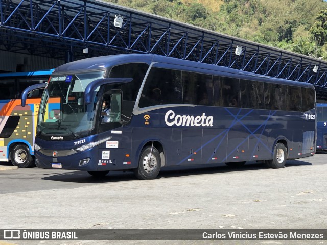 Viação Cometa 719621 na cidade de Santos, São Paulo, Brasil, por Carlos Vinicius Estevão Menezes. ID da foto: 10065246.