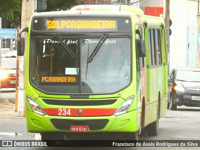 Transporte Coletivo Cidade Verde 02234 na cidade de Teresina, Piauí, Brasil, por Francisco de Assis Rodrigues da Silva. Número da foto: #10069385.