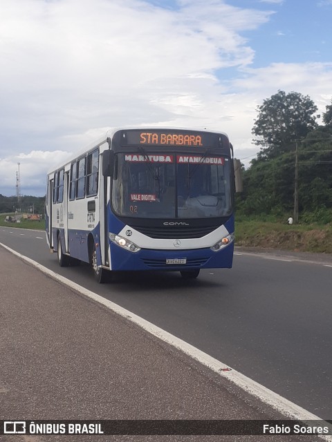 ViaBus Transportes CT-97704 na cidade de Benevides, Pará, Brasil, por Fabio Soares. ID da foto: 10068998.