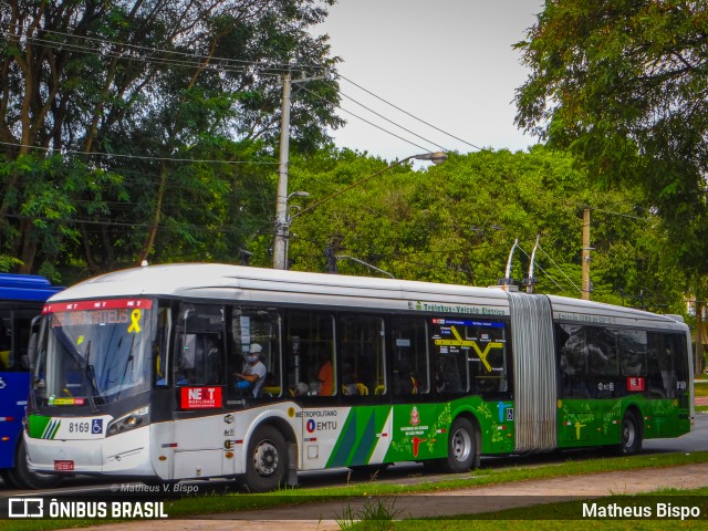 Next Mobilidade - ABC Sistema de Transporte 8169 na cidade de Santo André, São Paulo, Brasil, por Matheus Bispo. ID da foto: 10068697.