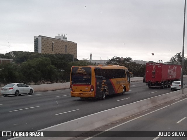 Expresso Amarelinho 349 na cidade de São Paulo, São Paulo, Brasil, por JULIO SILVA. Número da foto: #10070404.