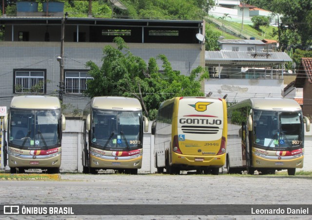 Empresa Gontijo de Transportes 21445 na cidade de Juiz de Fora, Minas Gerais, Brasil, por Leonardo Daniel. ID da foto: 10068770.