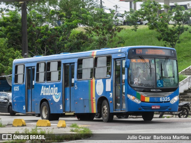 Viação Atalaia Transportes 6325 na cidade de Aracaju, Sergipe, Brasil, por Julio Cesar  Barbosa Martins. Número da foto: #10067869.