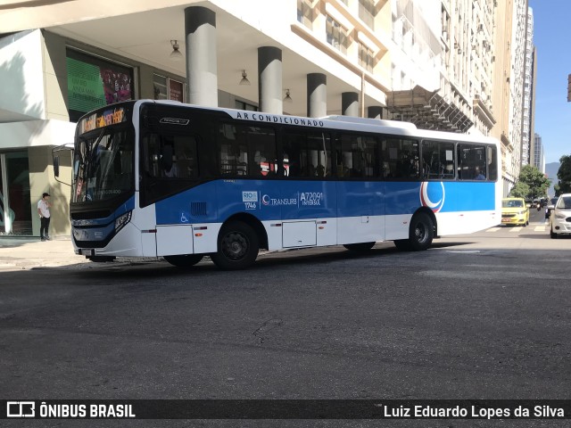 Transurb A72091 na cidade de Rio de Janeiro, Rio de Janeiro, Brasil, por Luiz Eduardo Lopes da Silva. Número da foto: #10067914.
