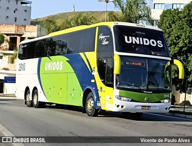 Viagens Unidos 3910 na cidade de Aparecida, São Paulo, Brasil, por Vicente de Paulo Alves. ID da foto: 10067841.