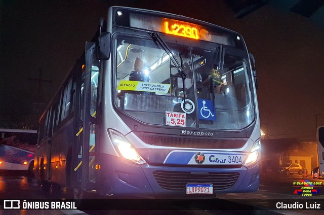 Citral Transporte e Turismo 3404 na cidade de Gramado, Rio Grande do Sul, Brasil, por Claudio Luiz. Número da foto: #10070505.