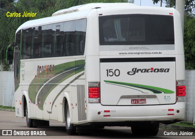 Viação Graciosa 150 na cidade de Curitiba, Paraná, Brasil, por Carlos Júnior. ID da foto: 10069888.