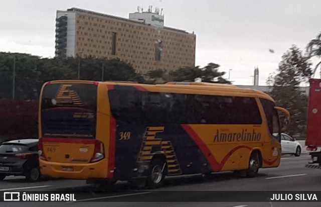 Expresso Amarelinho 349 na cidade de São Paulo, São Paulo, Brasil, por JULIO SILVA. Número da foto: #10070389.