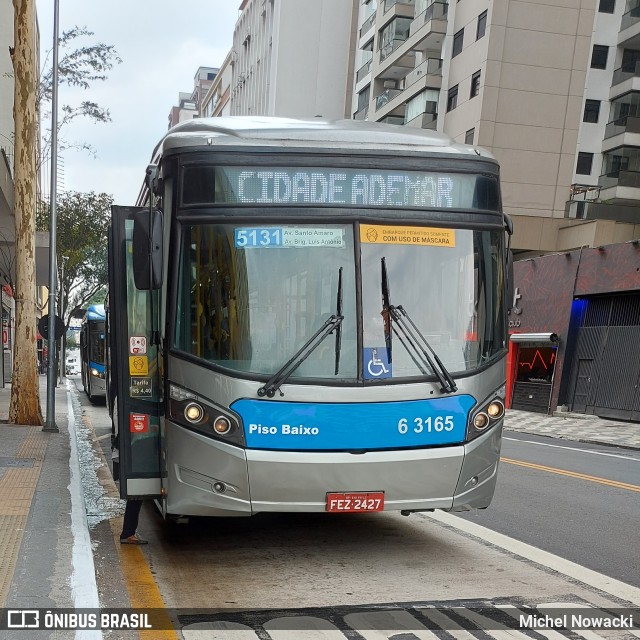 Viação Paratodos > São Jorge > Metropolitana São Paulo > Mobibrasil 6 3165 na cidade de São Paulo, São Paulo, Brasil, por Michel Nowacki. Número da foto: #10070490.