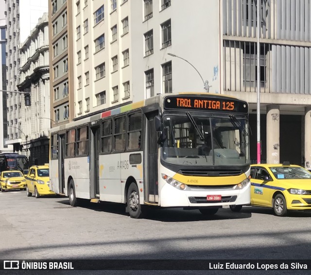 Real Auto Ônibus A41436 na cidade de Rio de Janeiro, Rio de Janeiro, Brasil, por Luiz Eduardo Lopes da Silva. Número da foto: #10067888.