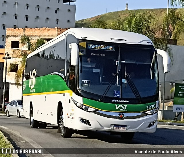 VSI - Viação Santo Ignácio 2070 na cidade de Aparecida, São Paulo, Brasil, por Vicente de Paulo Alves. Número da foto: #10067834.