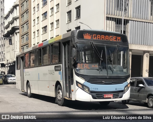 Real Auto Ônibus C41409 na cidade de Rio de Janeiro, Rio de Janeiro, Brasil, por Luiz Eduardo Lopes da Silva. Número da foto: #10067909.