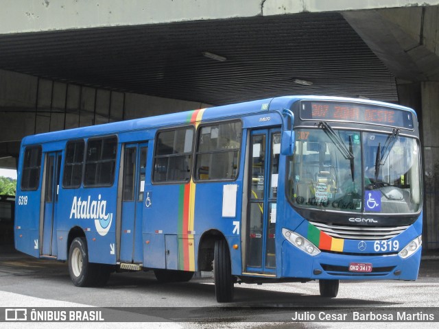 Viação Atalaia Transportes 6319 na cidade de Aracaju, Sergipe, Brasil, por Julio Cesar  Barbosa Martins. Número da foto: #10067866.