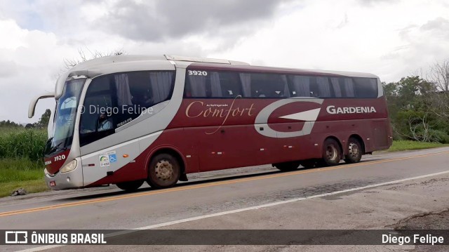 Expresso Gardenia 3920 na cidade de Formiga, Minas Gerais, Brasil, por Diego Felipe. Número da foto: #10072516.