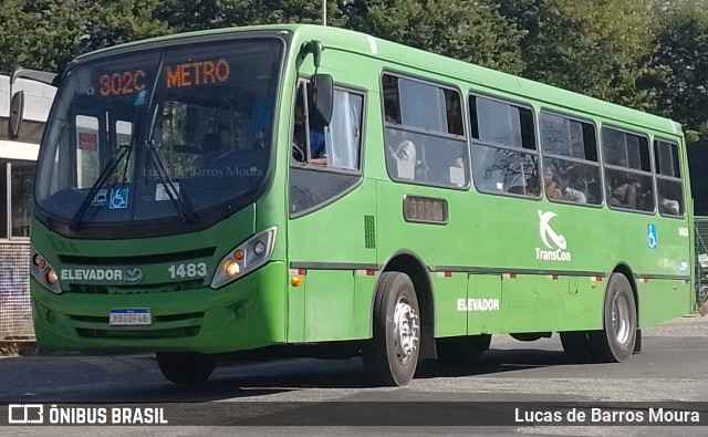 Viação Novo Retiro 1483 na cidade de Contagem, Minas Gerais, Brasil, por Lucas de Barros Moura. Número da foto: #10070995.