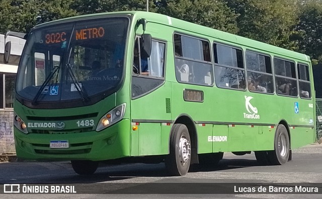 Viação Novo Retiro 1483 na cidade de Contagem, Minas Gerais, Brasil, por Lucas de Barros Moura. ID da foto: 10070995.