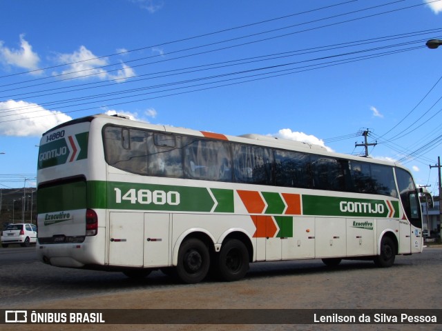 Empresa Gontijo de Transportes 14880 na cidade de Caruaru, Pernambuco, Brasil, por Lenilson da Silva Pessoa. Número da foto: #10071945.