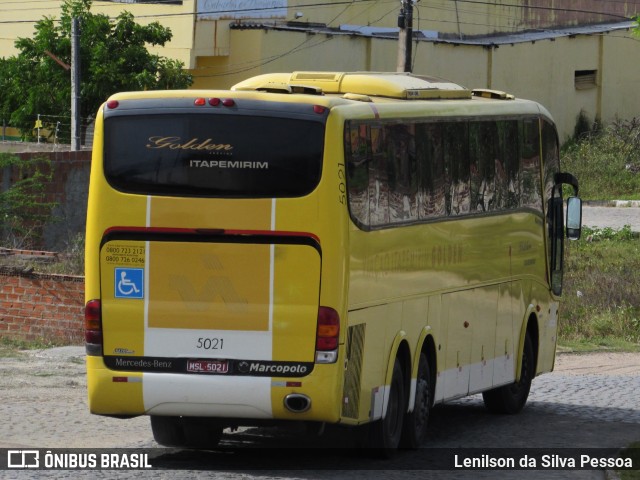 Viação Itapemirim 5021 na cidade de Caruaru, Pernambuco, Brasil, por Lenilson da Silva Pessoa. ID da foto: 10071519.