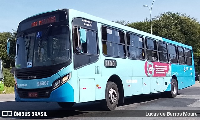 Autotrans > Turilessa 25867 na cidade de Contagem, Minas Gerais, Brasil, por Lucas de Barros Moura. ID da foto: 10072326.