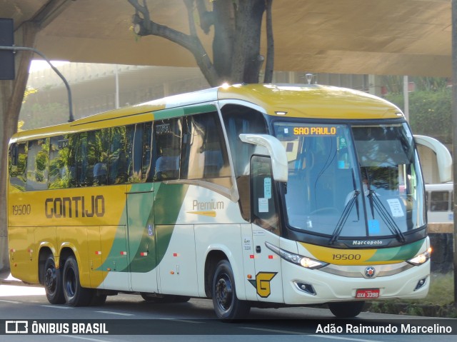 Empresa Gontijo de Transportes 19500 na cidade de Belo Horizonte, Minas Gerais, Brasil, por Adão Raimundo Marcelino. ID da foto: 10072976.