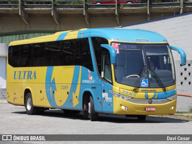 Viação Ultra 2285 na cidade de Santos, São Paulo, Brasil, por Davi Cesar. ID da foto: 10072028.